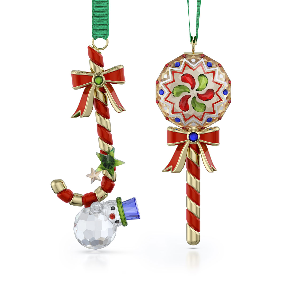 Swarovski 2024 Holiday Cheers Dulcis Candy Cane Ornament